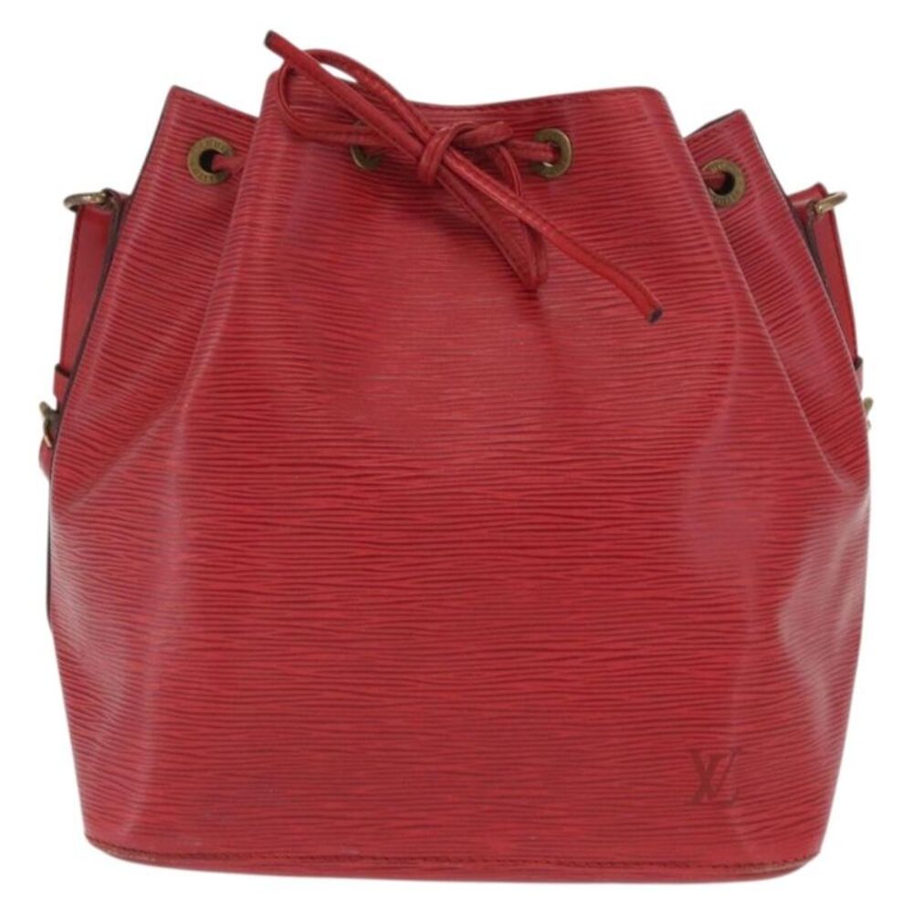 Louis Vuitton Petit Noe Epi Leather Red Leather Shoulder Bag Bag